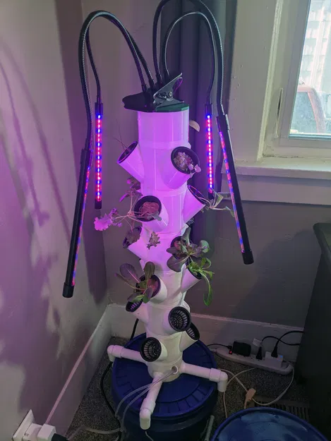 Tháp Thủy Canh Module Nâng Cấp - Gọn Hơn & Ổn Định Hơn - Image 2