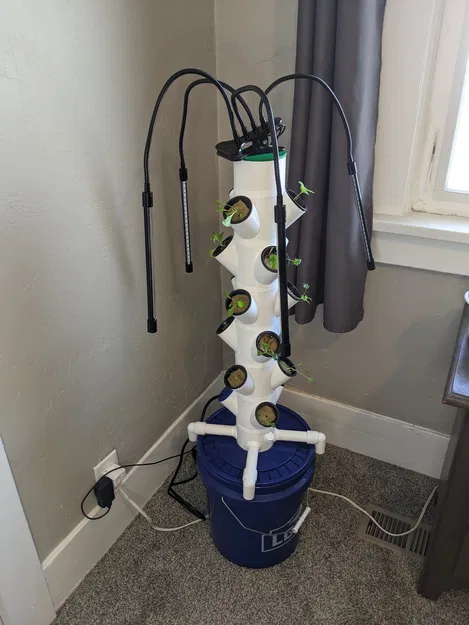 Tháp Thủy Canh Module Nâng Cấp - Gọn Hơn & Ổn Định Hơn - Image 4