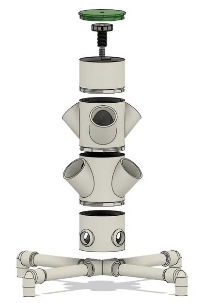 Tháp Thủy Canh Module Nâng Cấp - Gọn Hơn & Ổn Định Hơn - Image 9