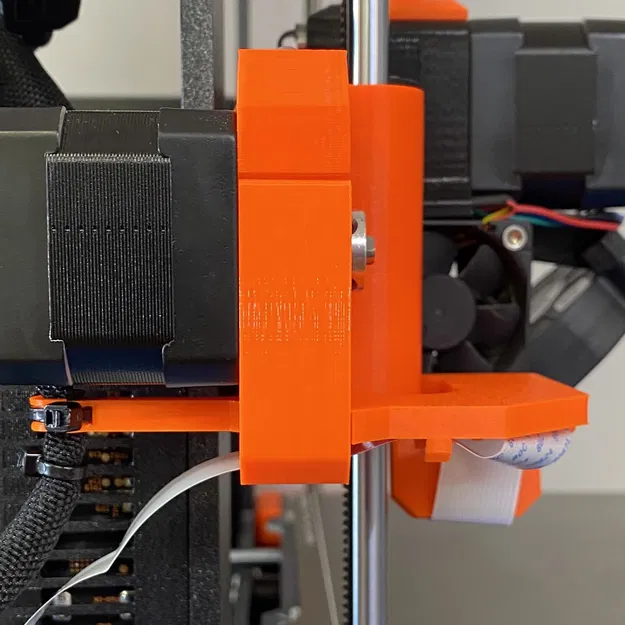 Giá đỡ Camera Pi Prusa MK3S (MK3S+) V2.1 Có Giảm Căng Cáp Trục X Tùy Chọn - Image 6