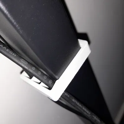 Kẹp Quản Lý Dây Cho Bàn Khung Thép Vuông 30mm V1