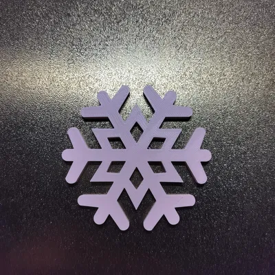 Mẫu Bông Tuyết Đơn Giản