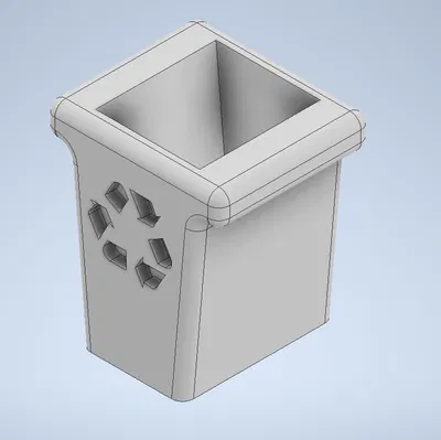 Thùng Rác Tái Chế Nhỏ