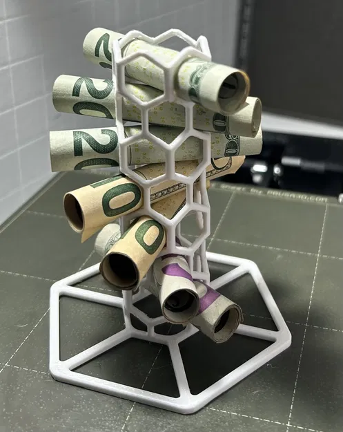 Cột Tổ Ong Lục Giác "Đựng Tiền" - Image 6