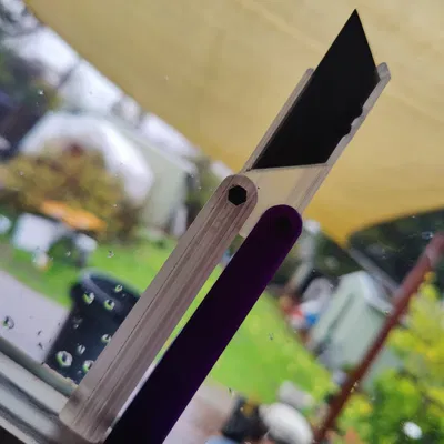 Dao Rọc Giấy Kiểu Balisong Cán Phẳng