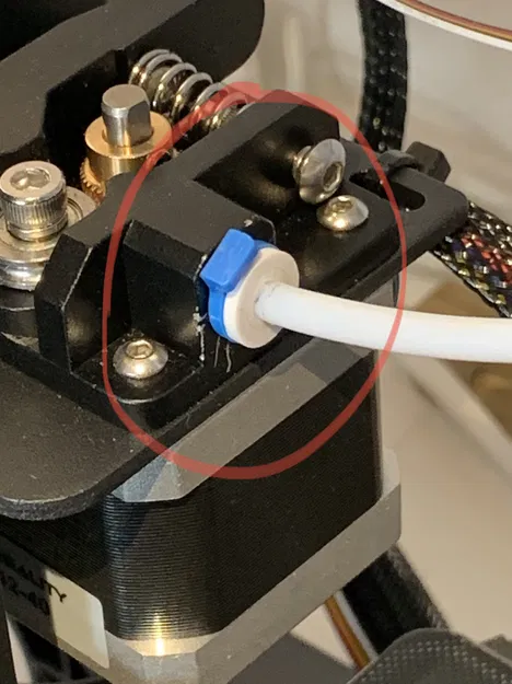 Khớp nối ống Bowden cho Đầu đùn máy Ender 3 Max - Image 1