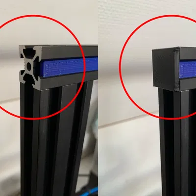 Nắp Bịt Đầu Ray V-Slot 20x20mm