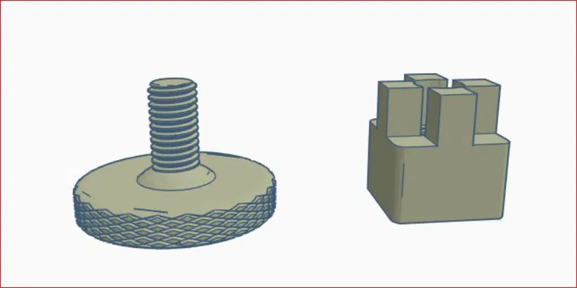 Chân đế điều chỉnh M8 cho Nhôm định hình 2020 / 3030 - Image 3