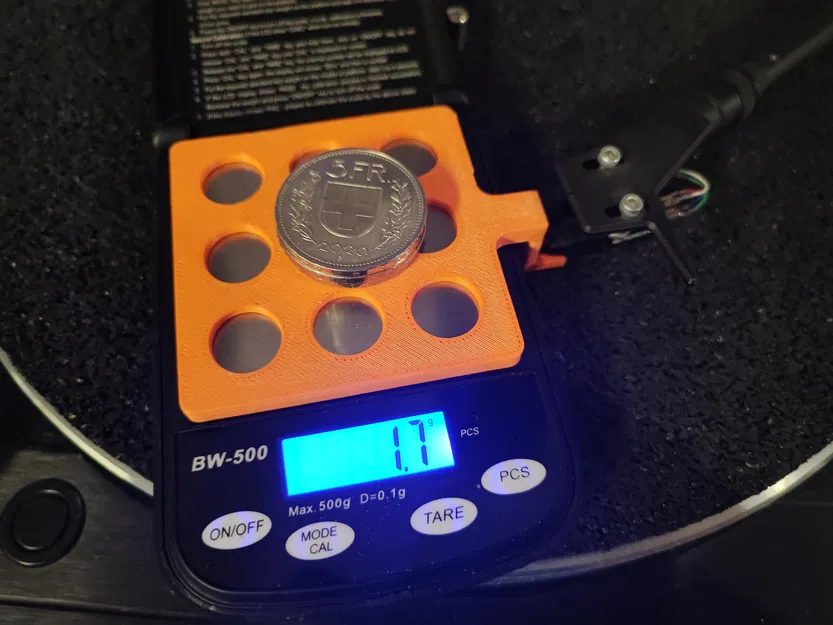 Cân chỉnh kim Tonearm bằng micro scale BW 500 - Image 1