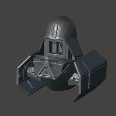 Thuyền Benchy Kiểu Máy Bay Tiêm Kích Của Chúa Tể Vader