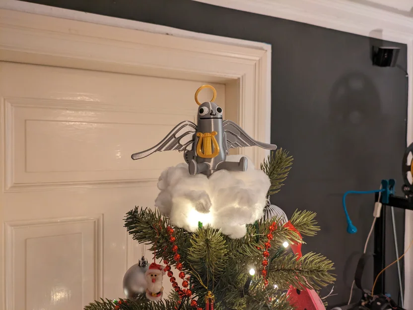 Chóp Cây Thông Noel Hình Dickbutt Thiên Thần - Image 1