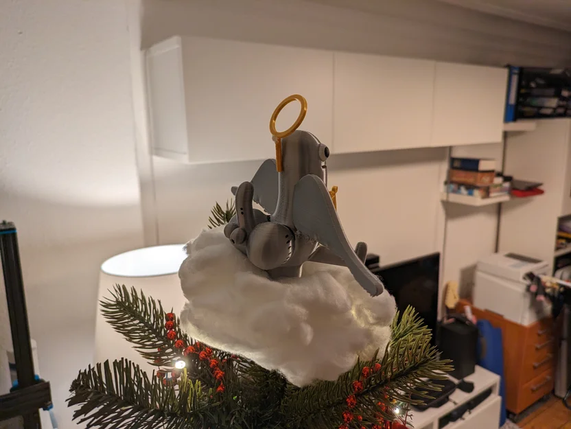 Chóp Cây Thông Noel Hình Dickbutt Thiên Thần - Image 2