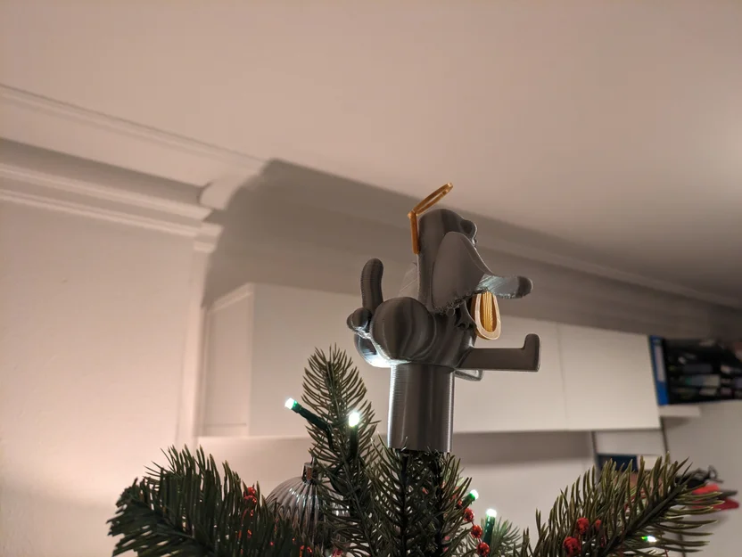 Chóp Cây Thông Noel Hình Dickbutt Thiên Thần - Image 4