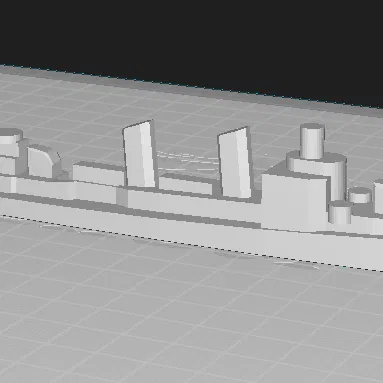 Mô Hình Tàu Khu Trục Mỹ Fletcher Thế Chiến II