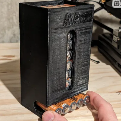 Hộp Đựng Pin AAA Treo Tường