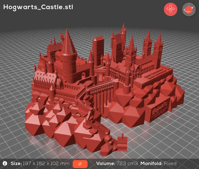 Mô hình Lâu đài Hogwarts - Image 1