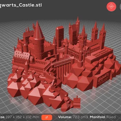 Mô hình Lâu đài Hogwarts