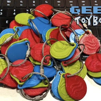 Móc khóa đồng xu NFC NTAG215 25mm/1"