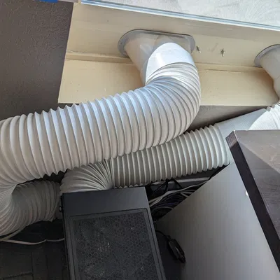 Adapter quạt 120mm sang ống gió 5 inch