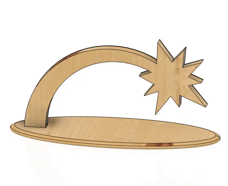 Chao den LED Hinh Sao - Khung Trang Tri Giang Sinh - Image 1