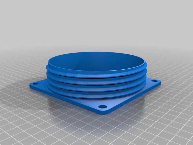 Adapter quạt 120mm sang ống gió 5 inch - Image 3