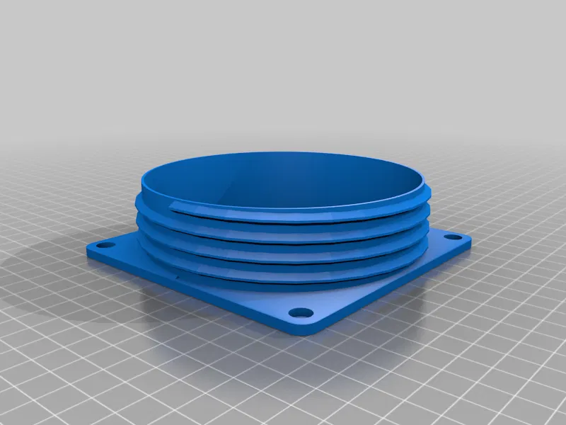 Adapter quạt 120mm sang ống gió 5 inch - Image 4