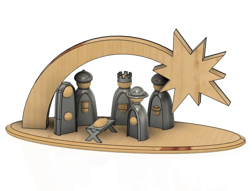 Chao den LED Hinh Sao - Khung Trang Tri Giang Sinh - Image 3