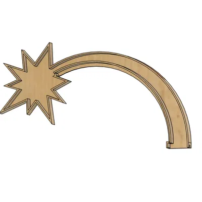 Chao den LED Hinh Sao - Khung Trang Tri Giang Sinh