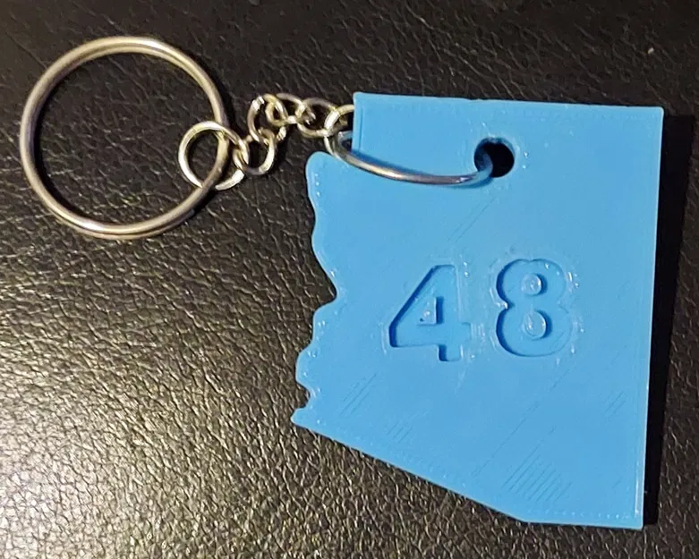 Móc Khóa Tiểu Bang Arizona Số 48 - Image 1