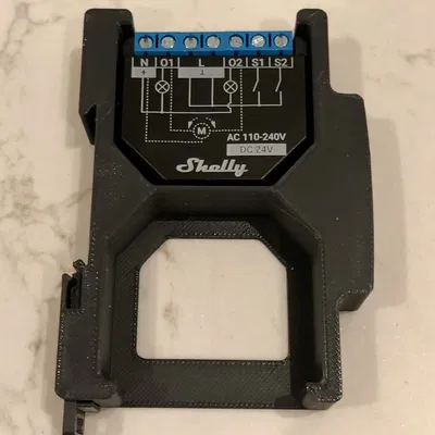 Giá đỡ thanh ray kép Shelly Plus