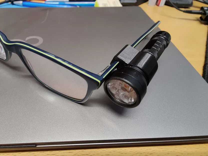 Kẹp đèn pin cho kính Lumintop GT Nano/pro, Nitecore tiki, Olight IR2 EOSo - Image 2