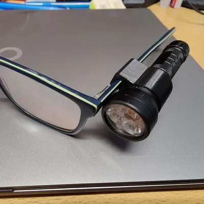 Kẹp đèn pin cho kính Lumintop GT Nano/pro, Nitecore tiki, Olight IR2 EOSo