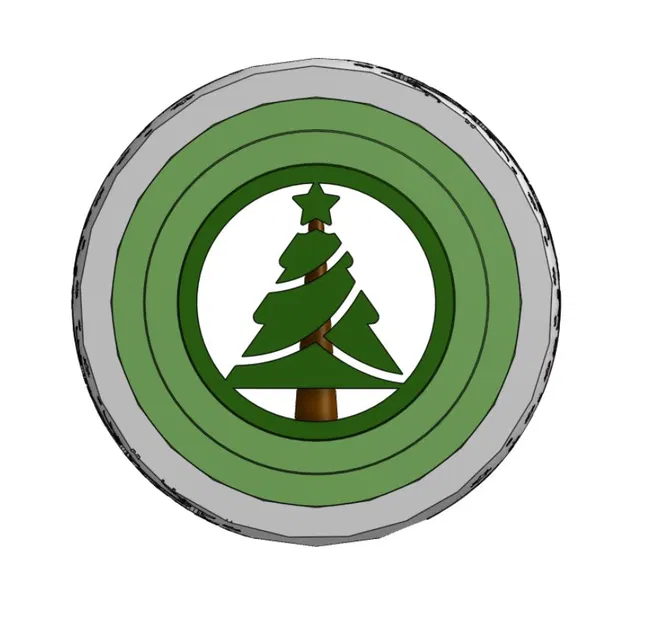 Móc Trang Trí Cây Thông Noel Kiểu Fidget Spinner - Image 3