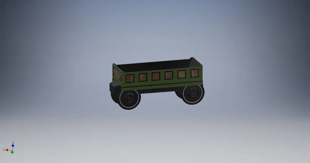 Vagon Hàng Bằng Gỗ Cho Đường Ray Xe Lửa - Image 3