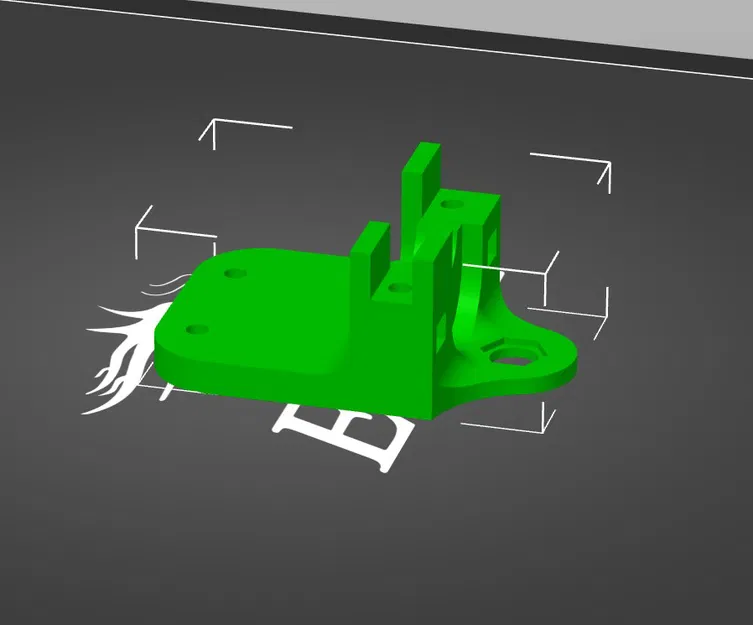 Chân đế E3d V6 cho Biqu B1 - Image 1