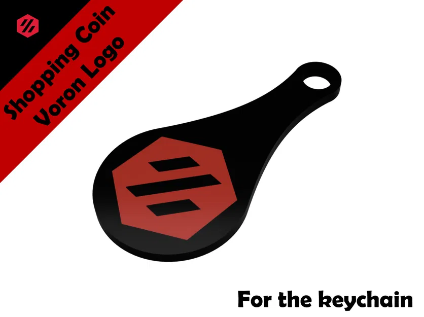Logo Voron Coin Giỏ Hàng | Tháo Lắp Cho Móc Khóa - Image 1