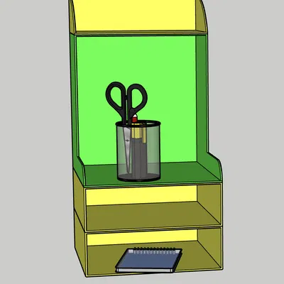 ORGANIZZATORE GT140 - Kệ 4 tầng