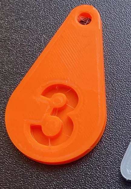 Móc Chìa Khóa Đánh Số Từ 0-15 - Image 1