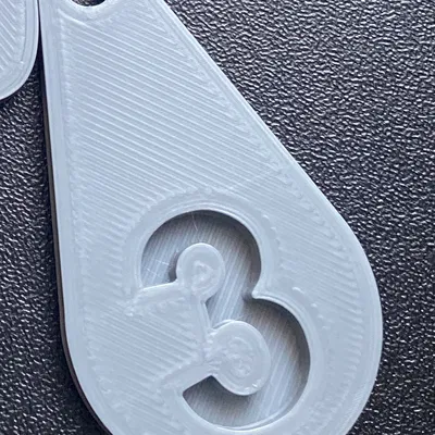 Móc Chìa Khóa Đánh Số Từ 0-15