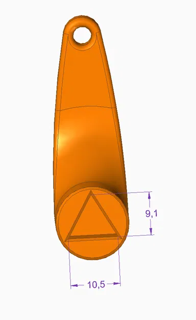Cờ lê tam giác 10 mm - Image 2