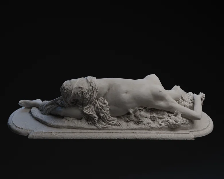 Tượng Bacchante couchée - Petit Palais, Paris - Image 3