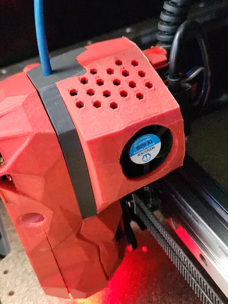 Vỏ Tản Nhiệt Lục Giác Cho Galileo2 Extruder Có Quạt - Image 2