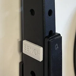 Bảng Nam Châm Đánh Dấu Vị Trí Bench, Curl, Squat Cho Rack Tạ