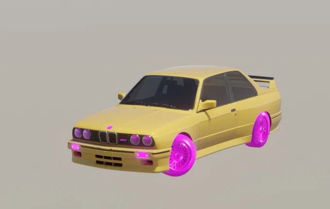Mô Hình 3D BMW E30 M3 - Image 1