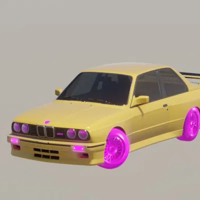 Mô Hình 3D BMW E30 M3