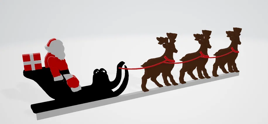 Ông Già Noel Cưỡi Xe Tuần Lộc - Image 1