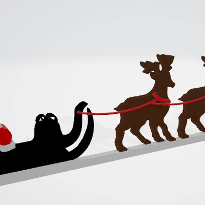 Ông Già Noel Cưỡi Xe Tuần Lộc