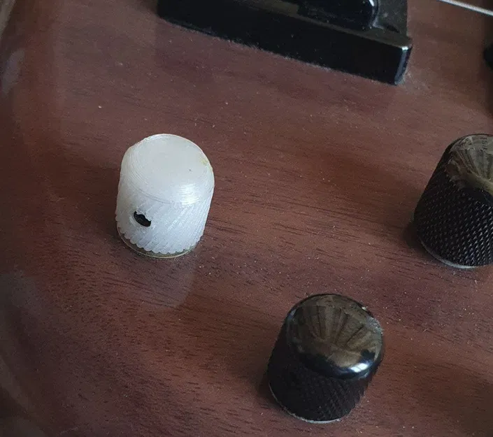 Núm Vặn Chiết Áp Mini Kiểu Guitar Cho Trục Trơn 6mm - Image 2