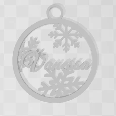 Trang Trí Giáng Sinh Hình Quả Cầu - Vanessa