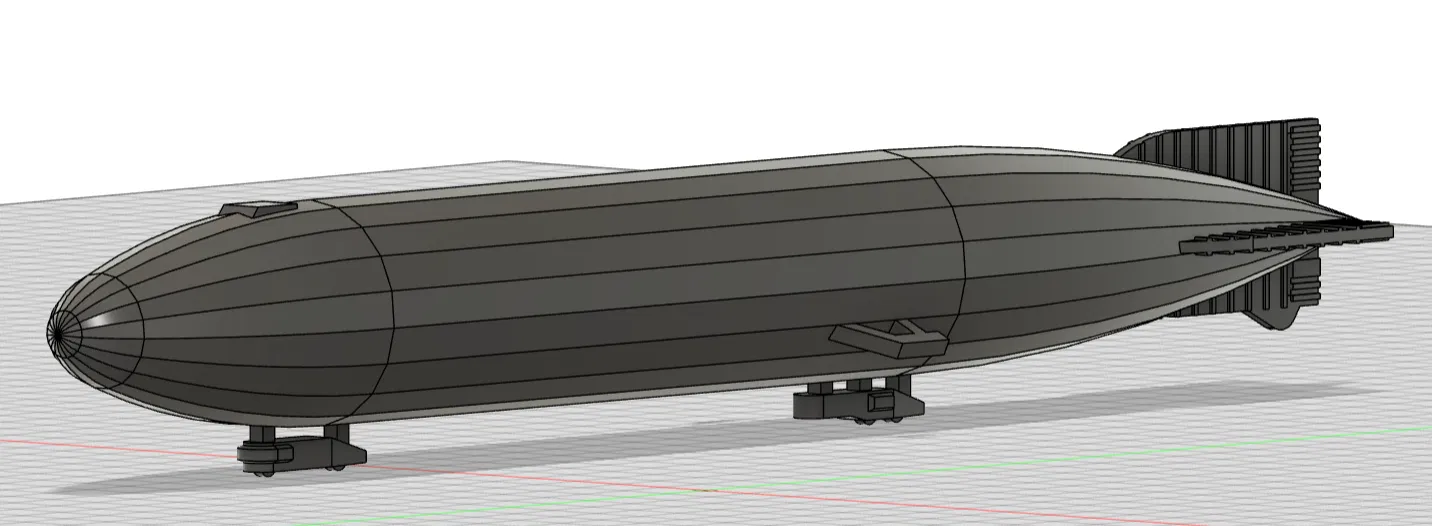 Zeppelin P Class - Thế chiến thứ 1 (Tỉ lệ 1:1000) - Image 1